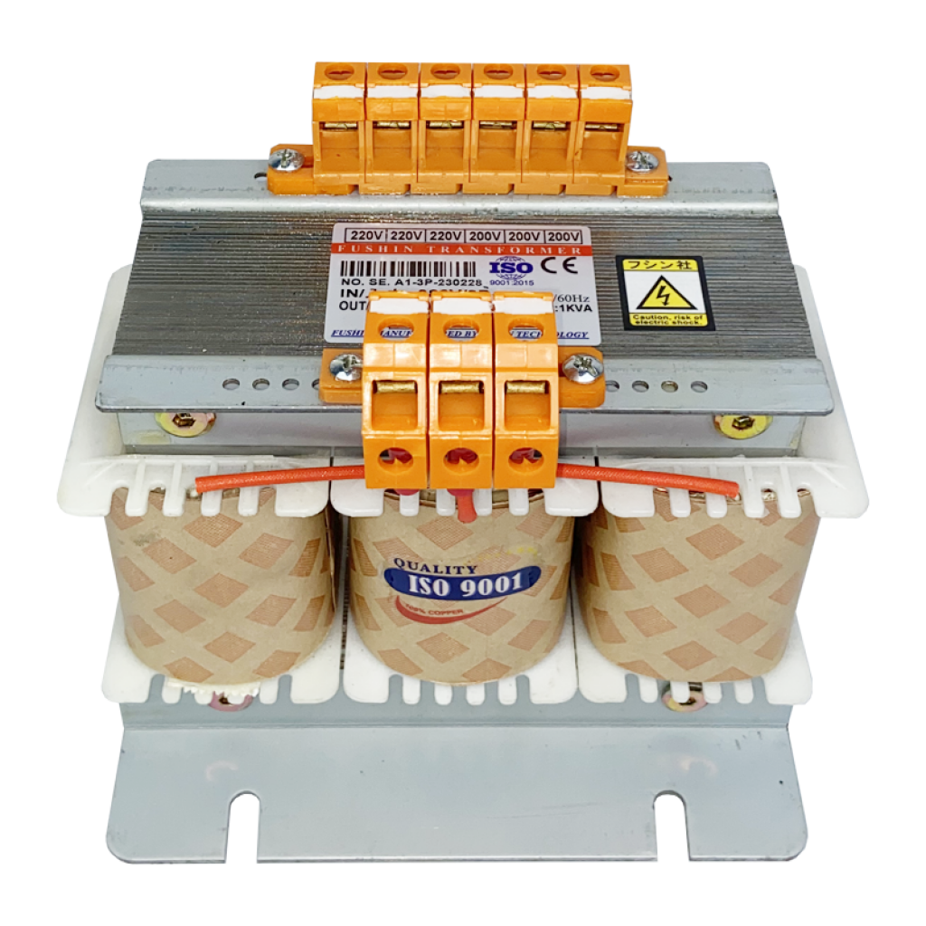 Biến áp tự ngẫu 3Pha 380V/220V - 1KVA - Dây đồng