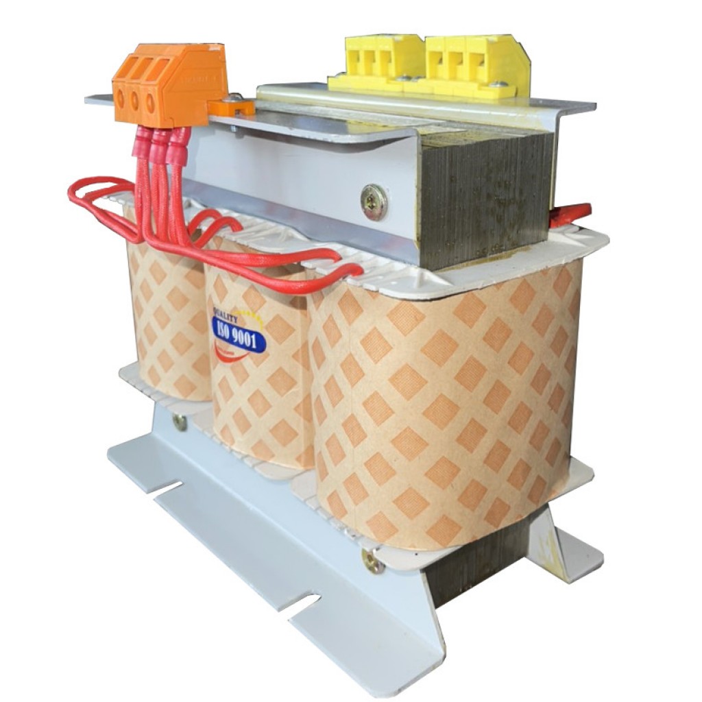 Biến áp cách ly 3pha 220V ra 110V/115V - 3KVA