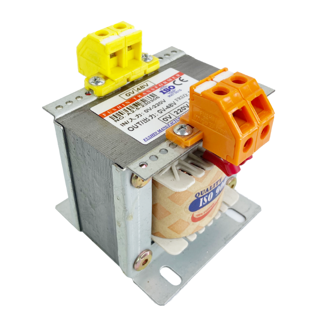 Biến áp cách ly vào 220V ra 48V 150VA Fushin
