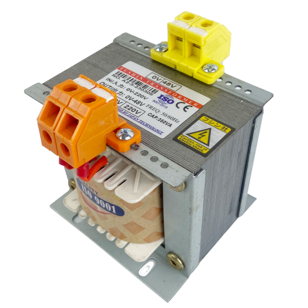 Biến áp cách ly vào 220V ra 48V 350VA Fushin