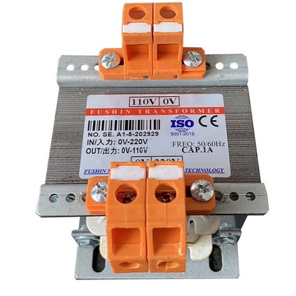 Biến áp tự ngẫu vào 220V ra 110V -1A(110VA)