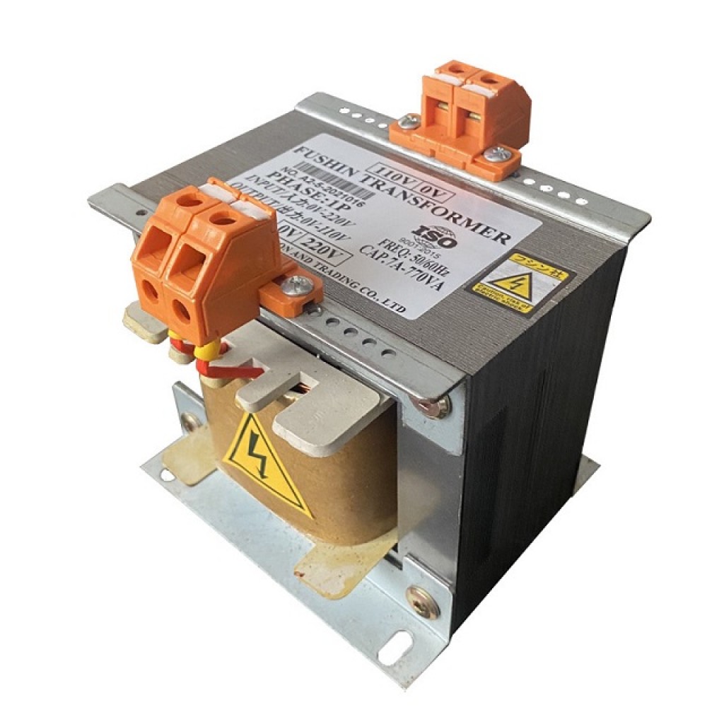 Biến áp tự ngẫu vào 220V ra 110V -7A(770VA)