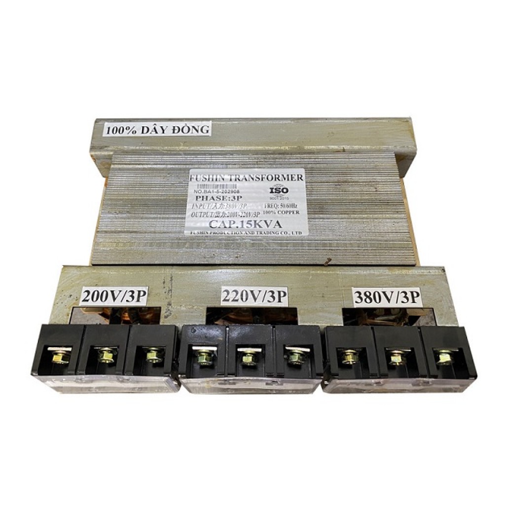 Biến áp 3P tự ngẫu - 15KVA