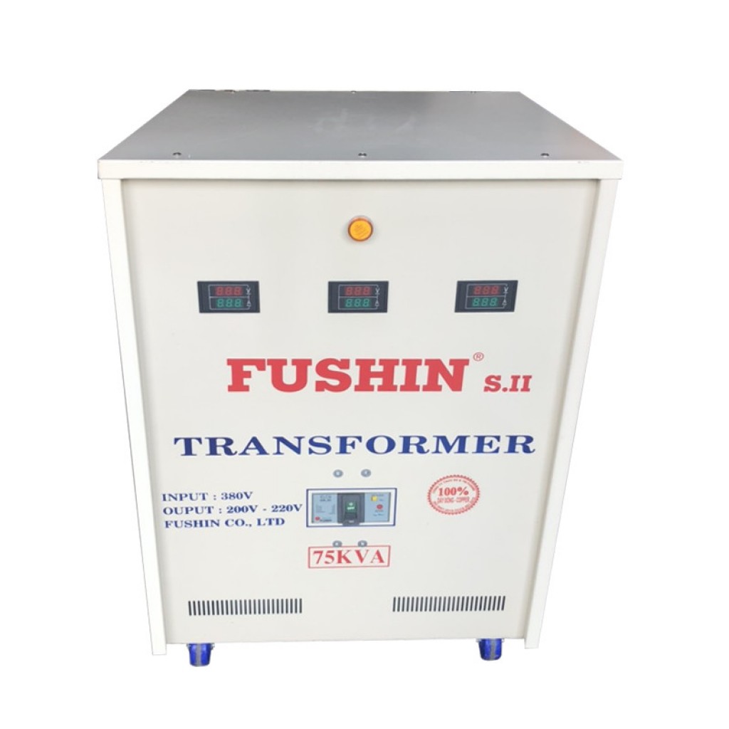 Biến áp tự ngẫu 3pha - 75KVA (S..II) - 100% dây đồng
