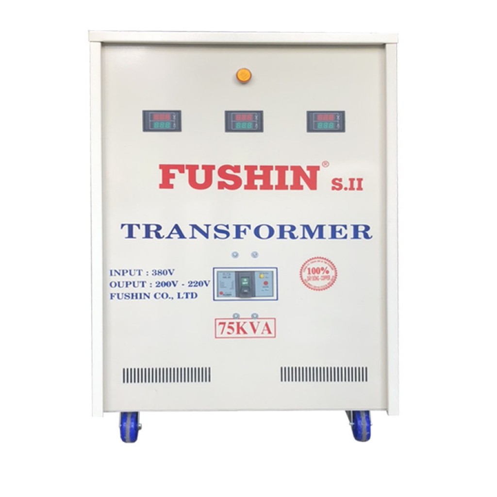 Biến áp tự ngẫu 3pha - 75KVA (S..II) - 100% dây đồng