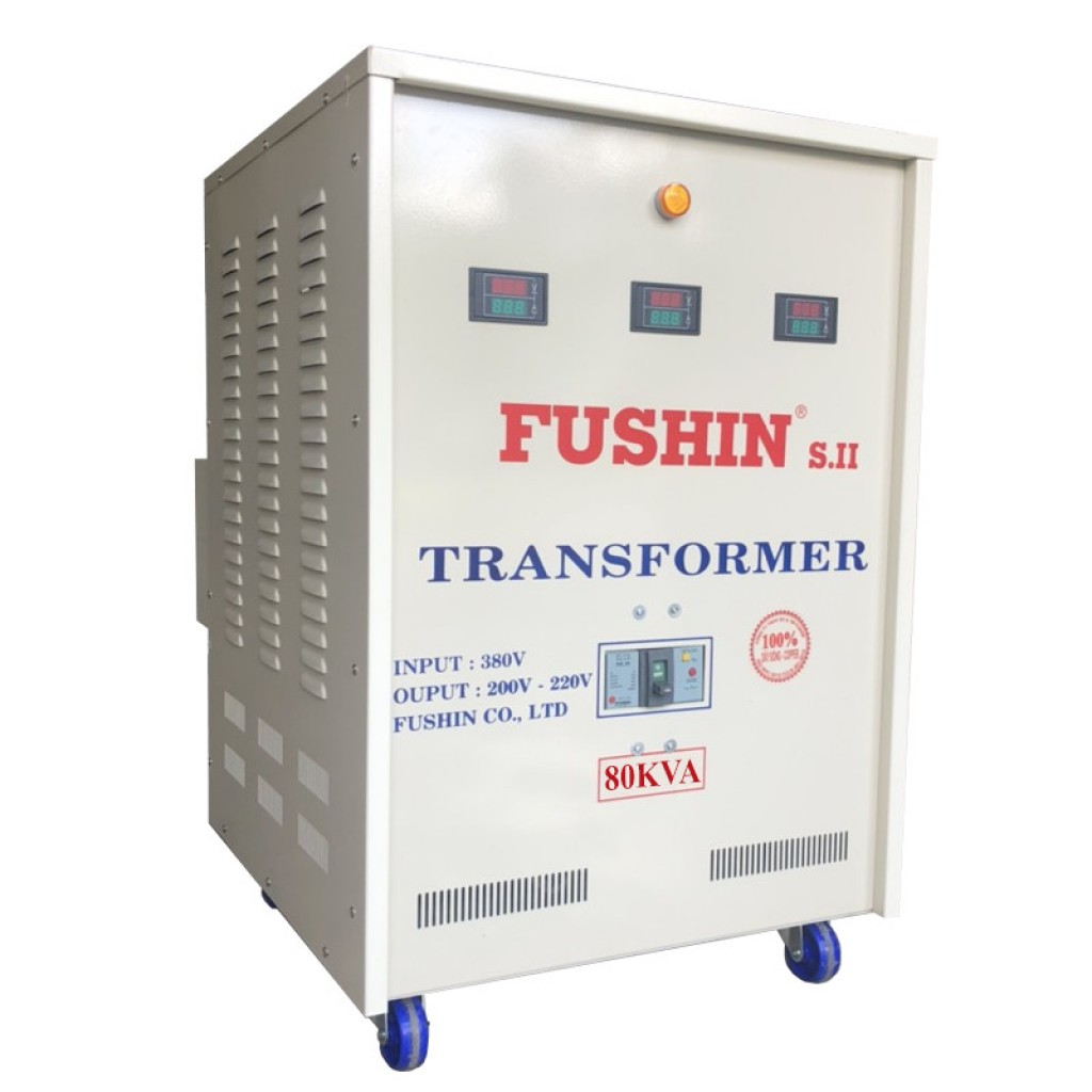 Biến áp tự ngẫu 3pha - 80KVA (S..II) - 100% dây đồng