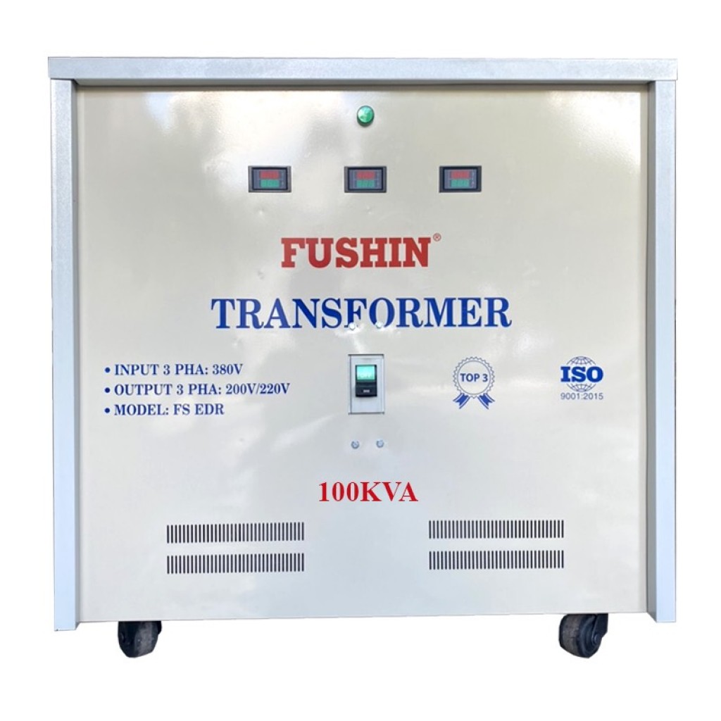 Biến áp tự ngẫu 3pha - 100KVA (S.II) - 100% dây đồng
