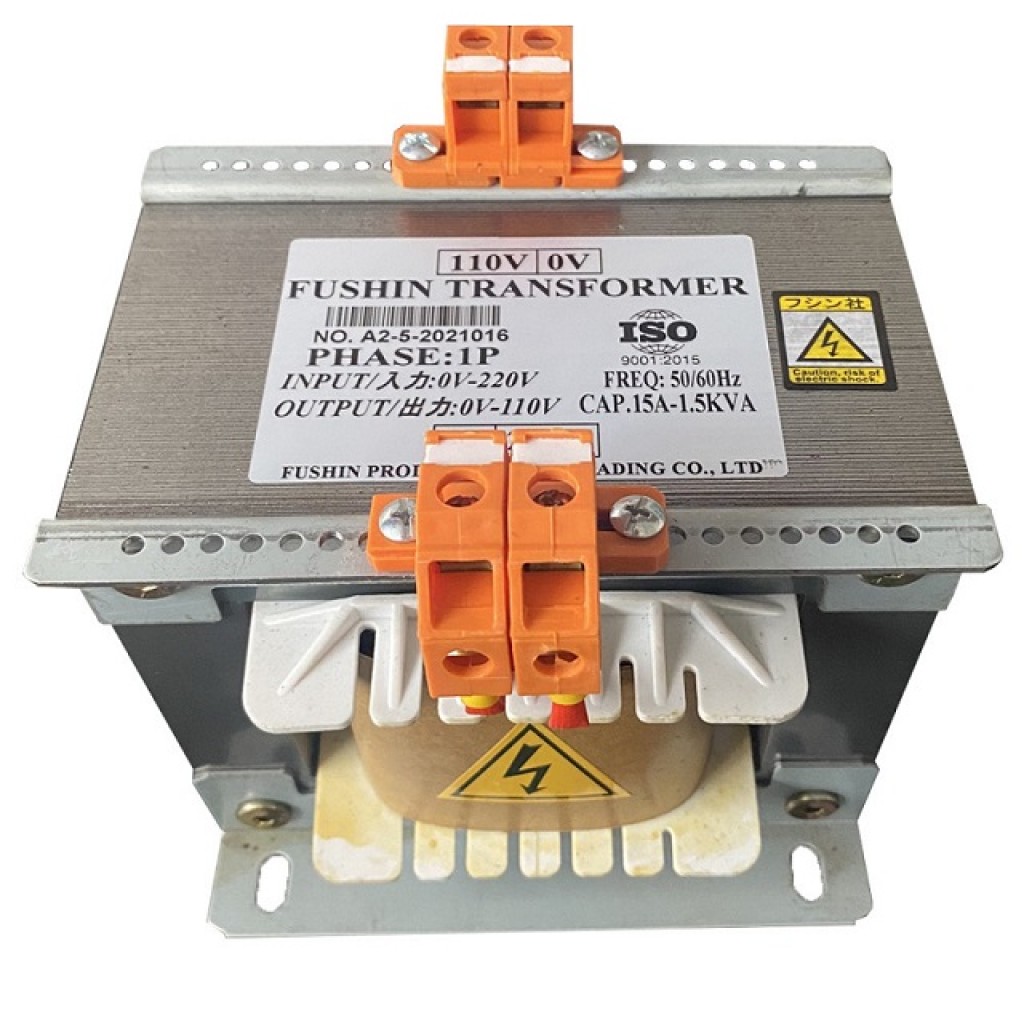 Biến áp tự ngẫu vào 220V ra 110V -15A(1.5KVA)