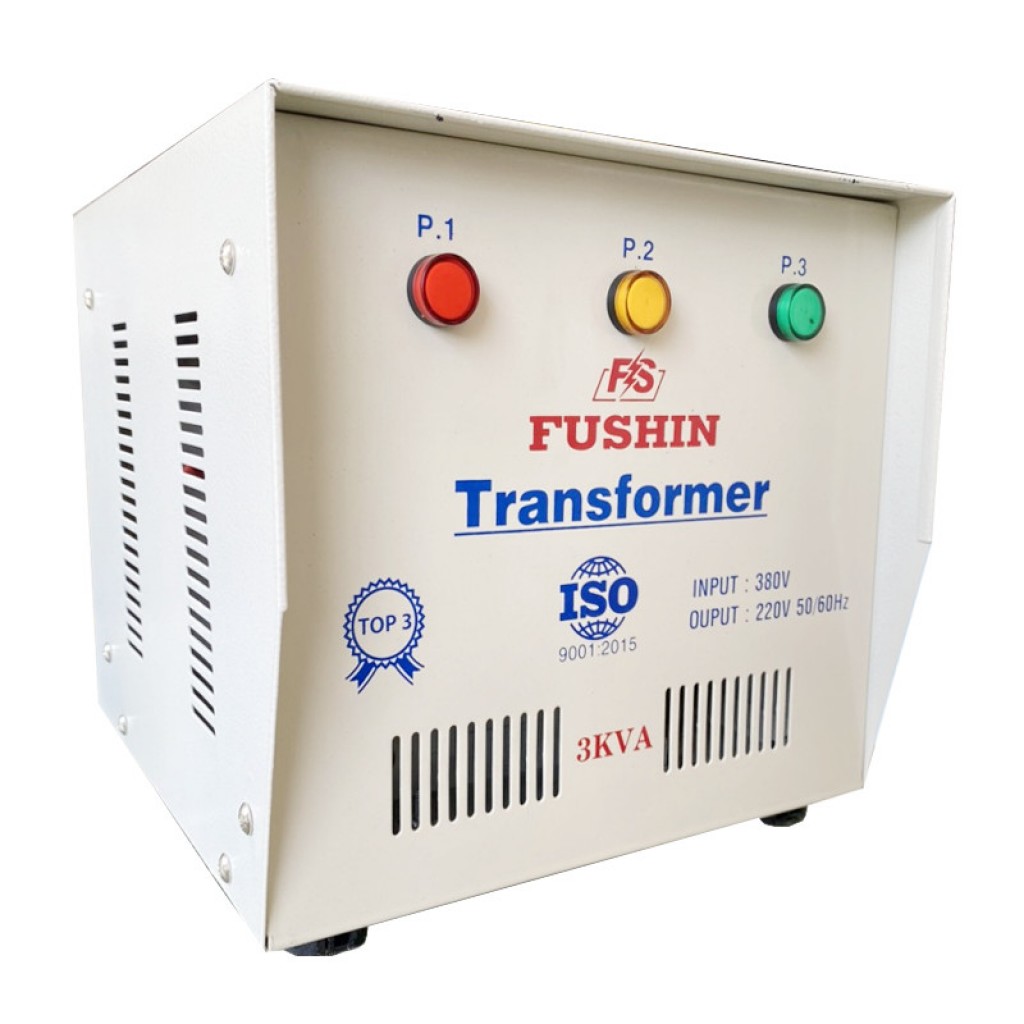 Biến áp tự ngẫu 3pha vào 380v ra 220v - 3KVA Fushin (S.II)