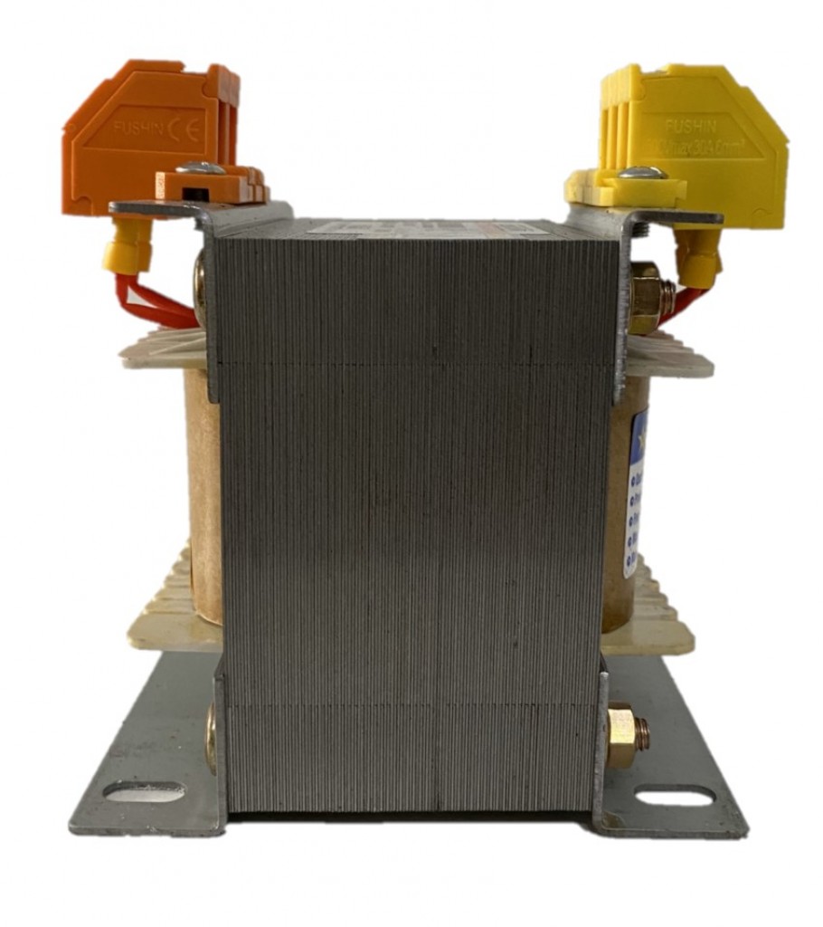 Biến áp cách ly vào 380V ra 220V/12V - 1A