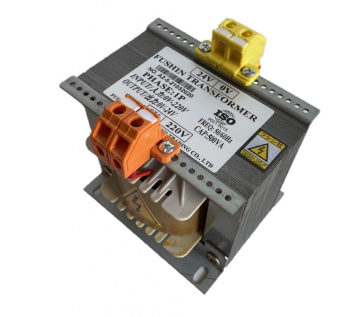 Biến áp cách ly vào 220V ra 24V - 500VA