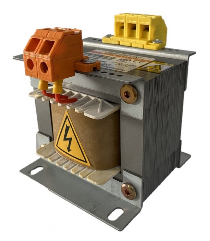 Biến áp cách ly vào 380V ra 220V/12V - 1A