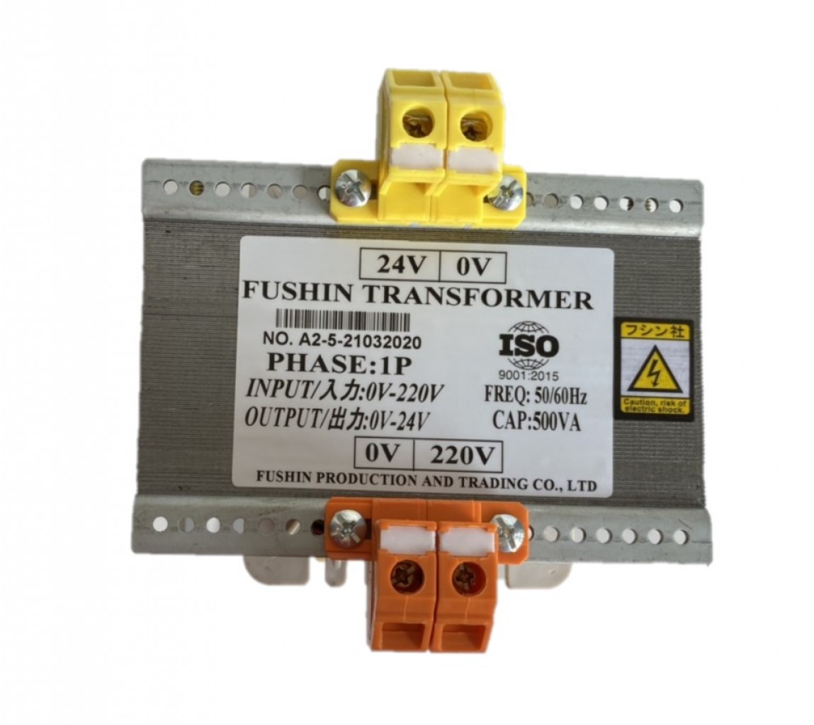 Biến áp cách ly vào 220V ra 24V - 500VA