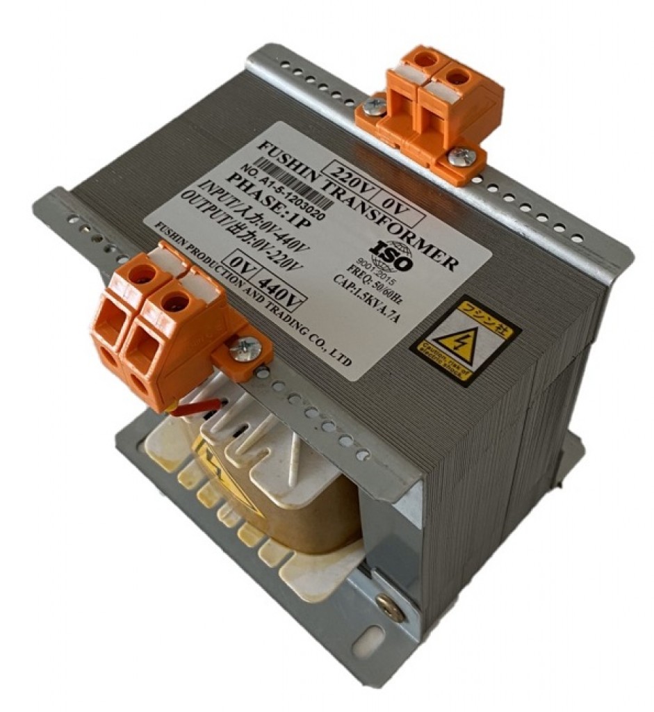 Biến áp tự ngẫu vào 400v ra 220v - 1.5KVA (7A)