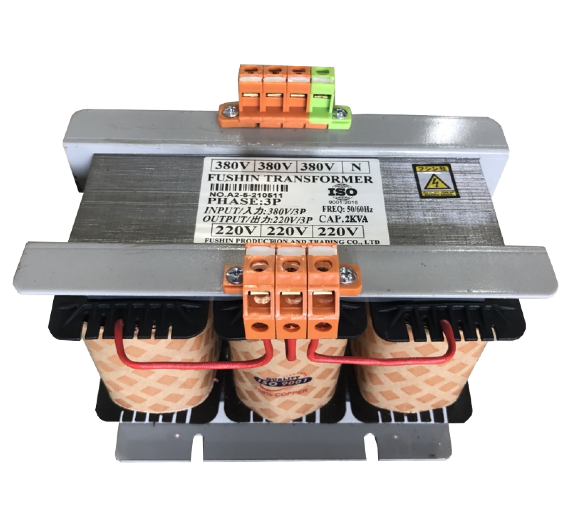 Biến áp cách ly 3P - 2KVA