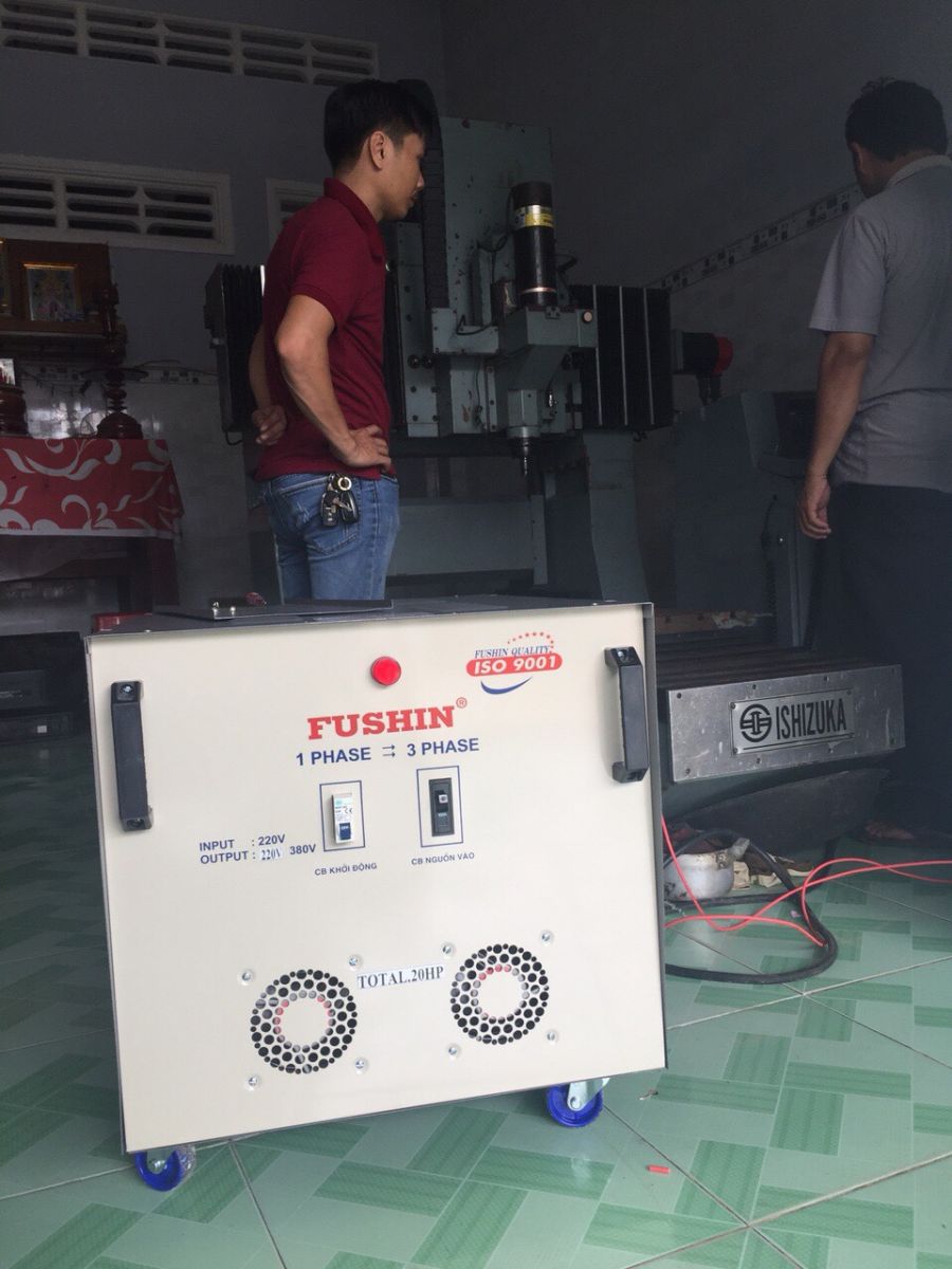 DỰ ÁN LẮP ĐẶT MÁY BIẾN ÁP 1 PHA RA 3 PHA Ở BẾN TRE