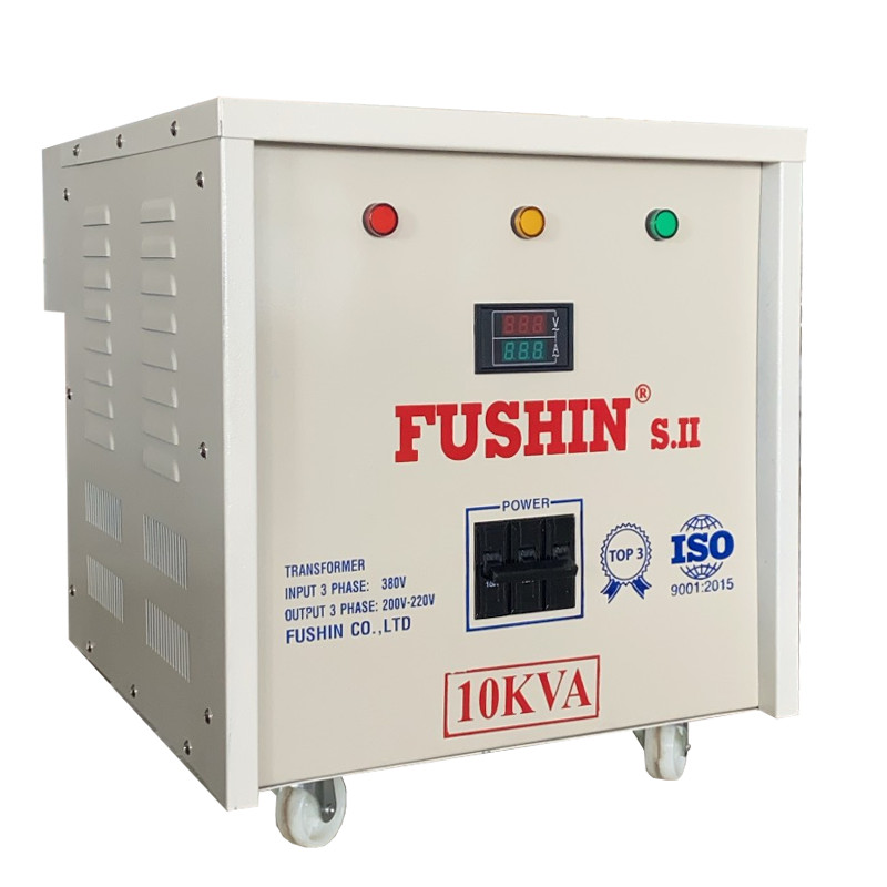 Biến áp tự ngẫu 3pha vào 380v ra 220v - 10KVA (S.II)