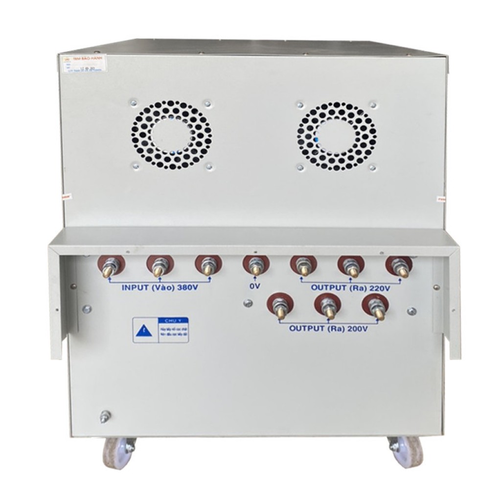 Biến áp tự ngẫu 3pha vào 380v ra 220v - 50KVA (S.II)