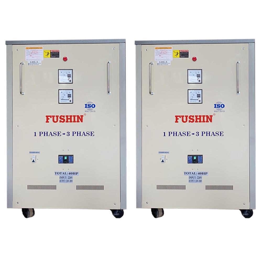 Biến áp 1 pha 220V ra 3 pha 380V 40HP(380V)