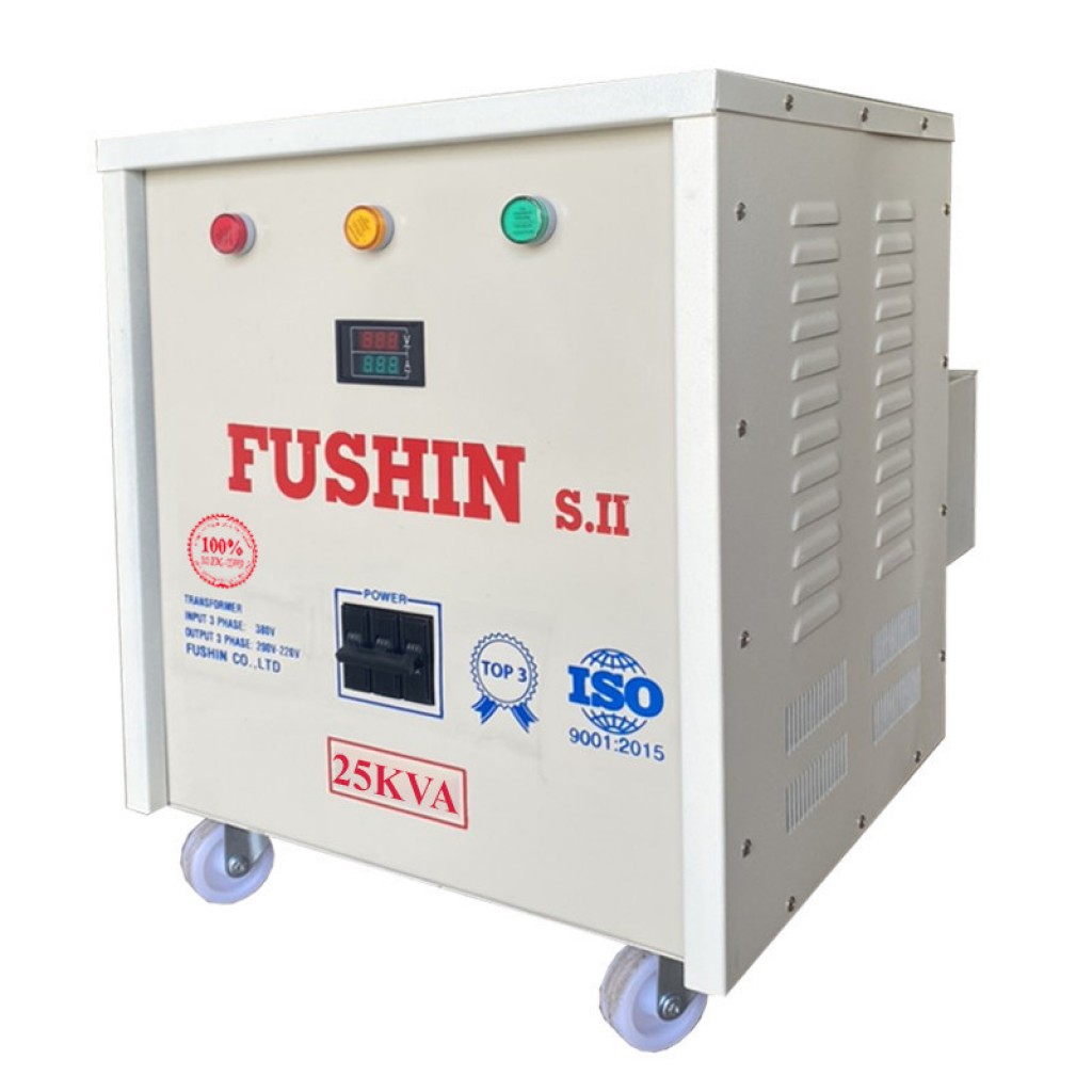 Biến áp tự ngẫu 3pha - 25KVA (S..II) - 100% dây đồng