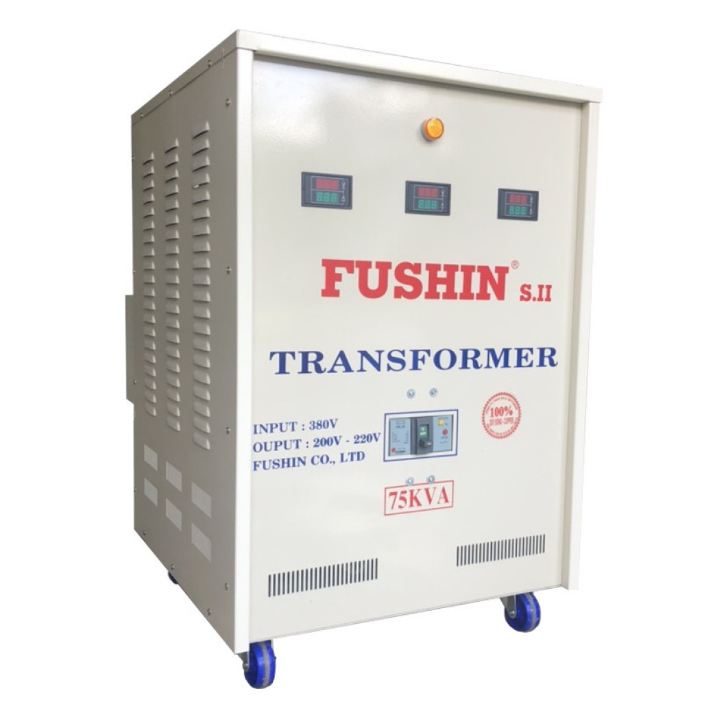 Biến áp tự ngẫu 3pha - 75KVA (S..II) - 100% dây đồng