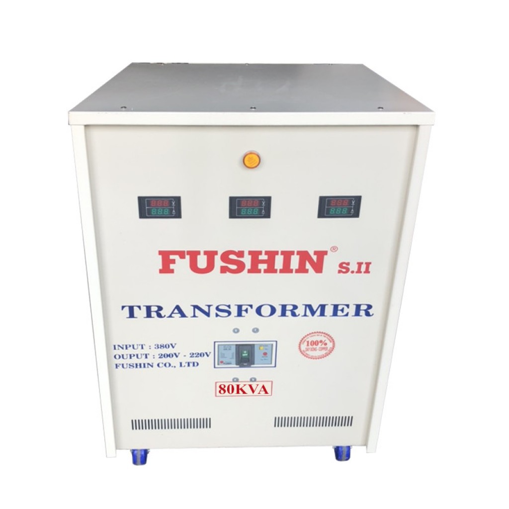Biến áp tự ngẫu 3pha - 80KVA (S..II) - 100% dây đồng