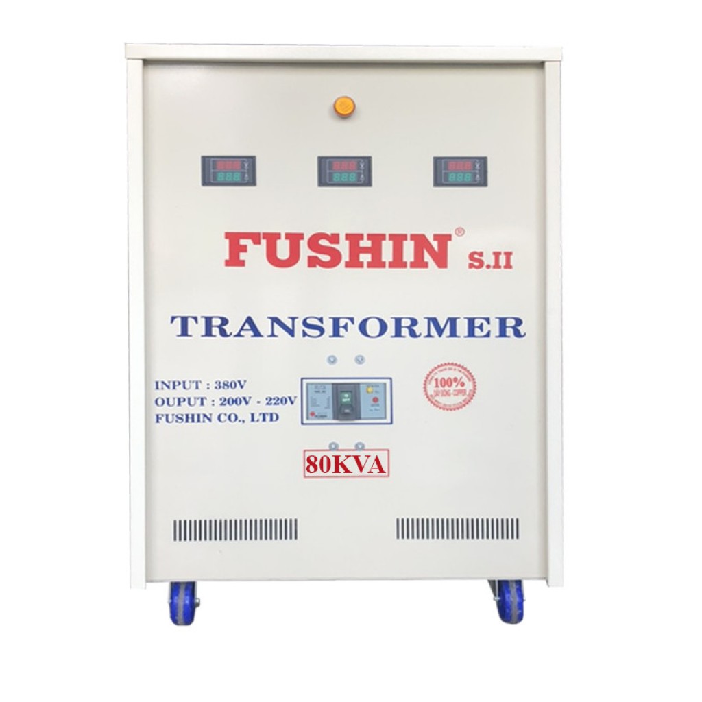Biến áp tự ngẫu 3pha - 80KVA (S..II) - 100% dây đồng