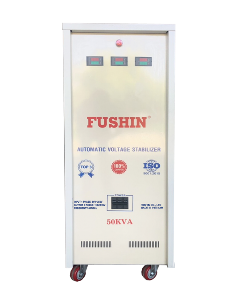 Ổn áp 1 pha 50KVA dải 90V ~ 250V Fushin