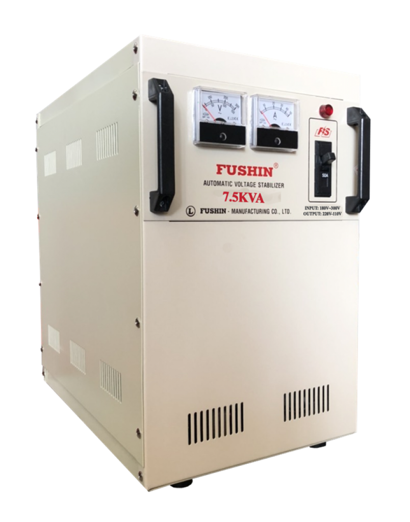 Ổn áp 1 pha  7.5KVA - Dải 50V~250V Fushin