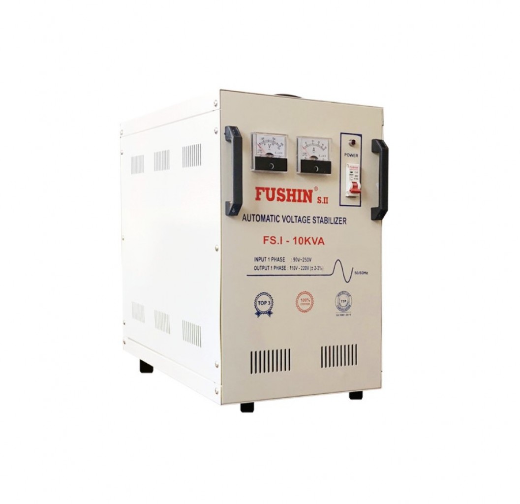 Ổn áp 1 pha 10KVA - Dải 90V~250V Fushin