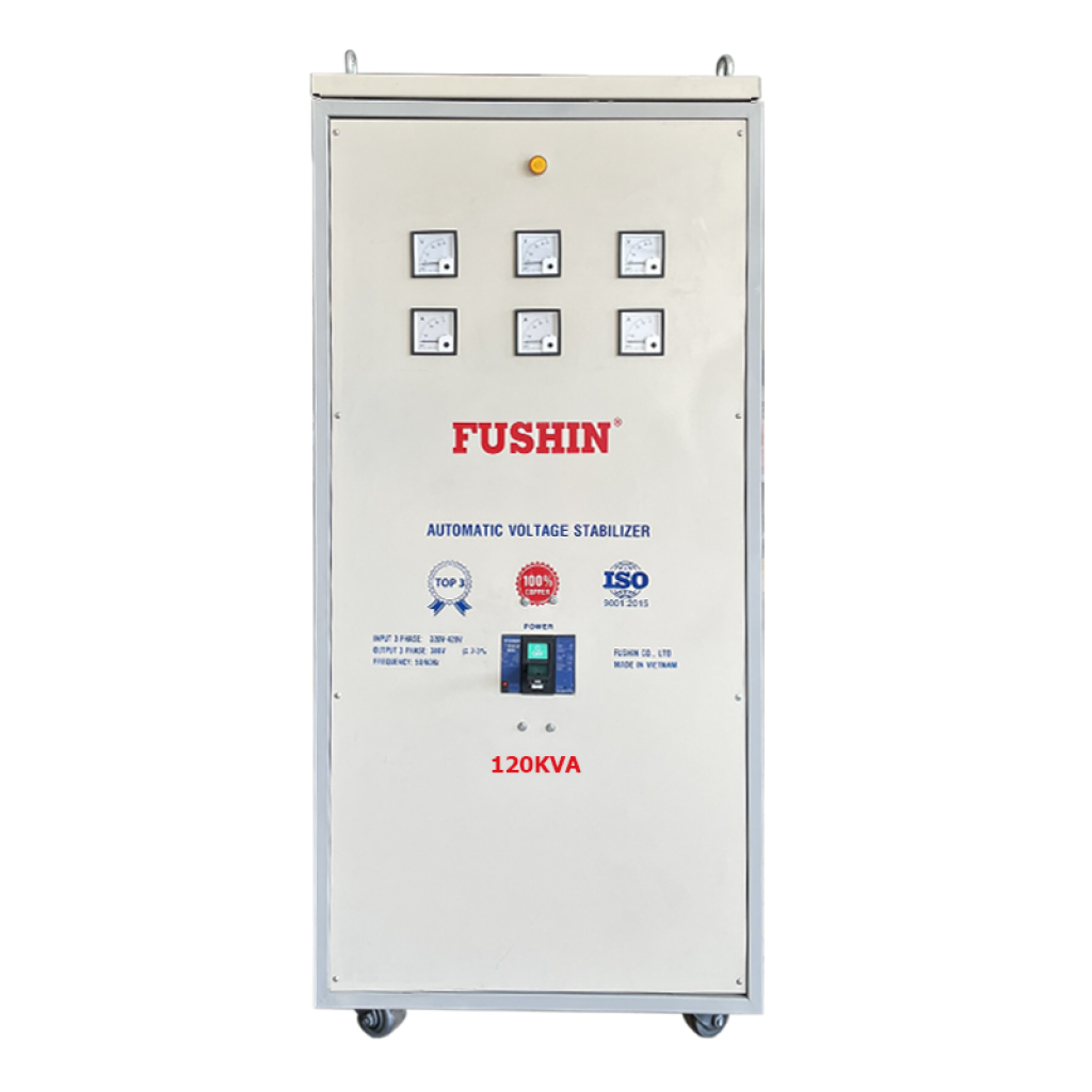 Ổn áp 3 pha dải  260V~420V ra 380V 120KVA Fushin