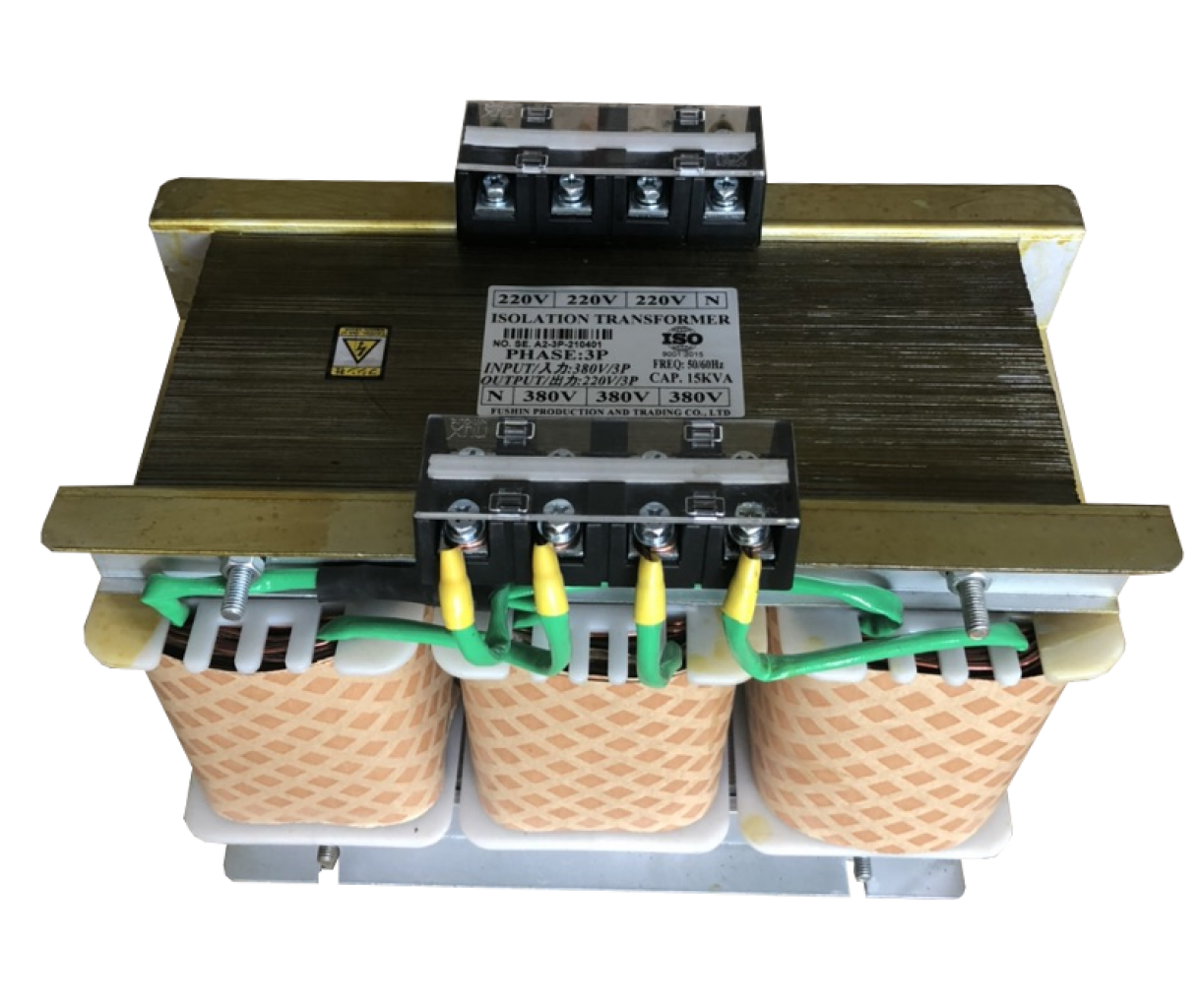 Biến áp cách ly 3P - 15KVA