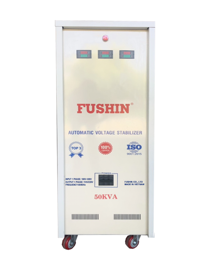 Ổn áp 50KVA NL Mặt trời - dải 150V~300V Fushin