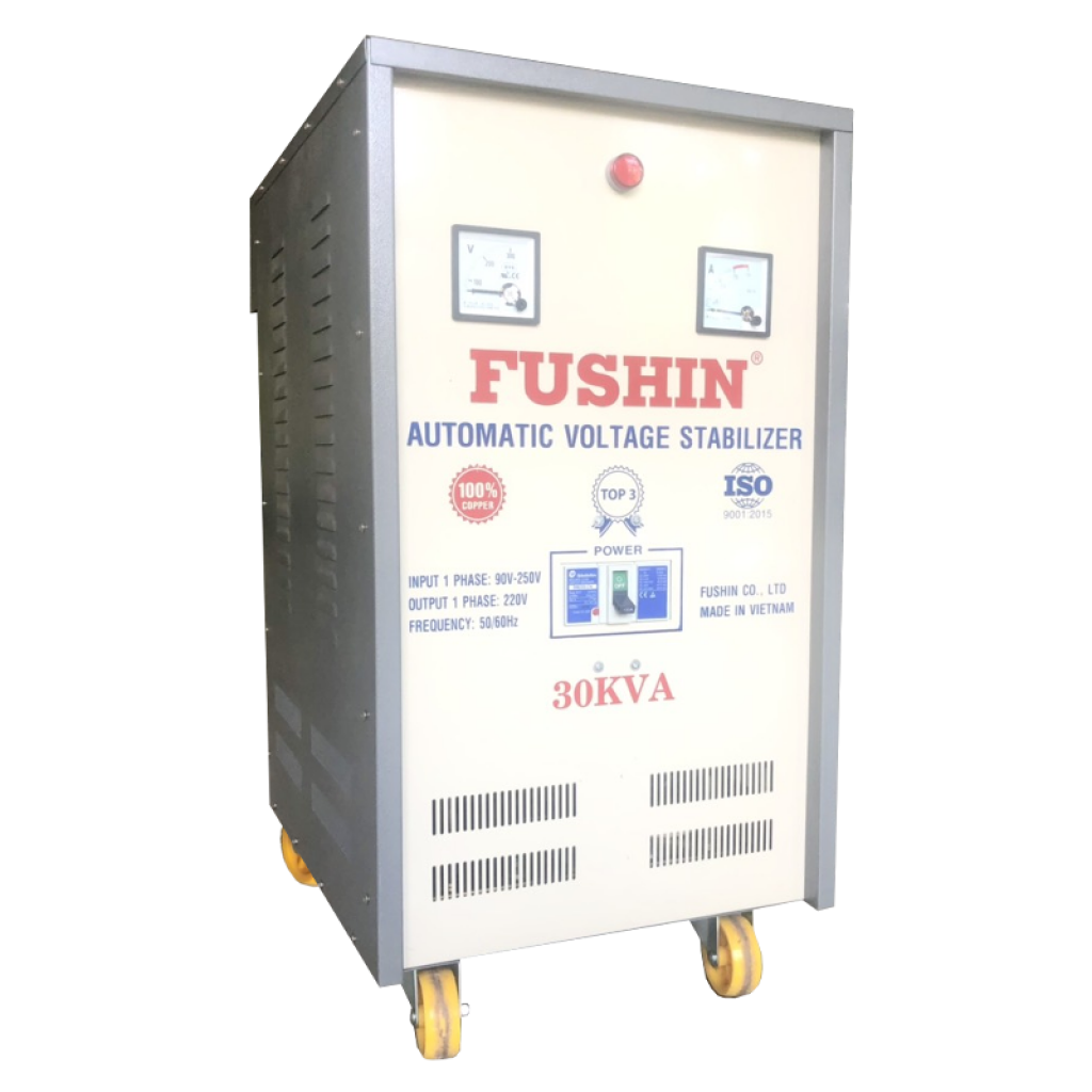 Ổn áp 1 pha 30KVA - Dải 50V~250V Fushin