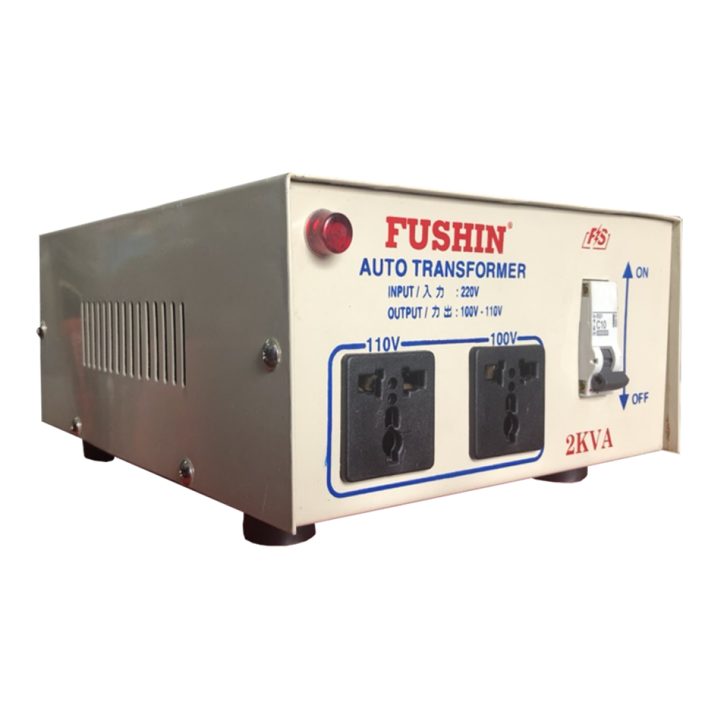 Biến áp tự ngẫu 1P 220V/110V 2KVA-Dây Đồng