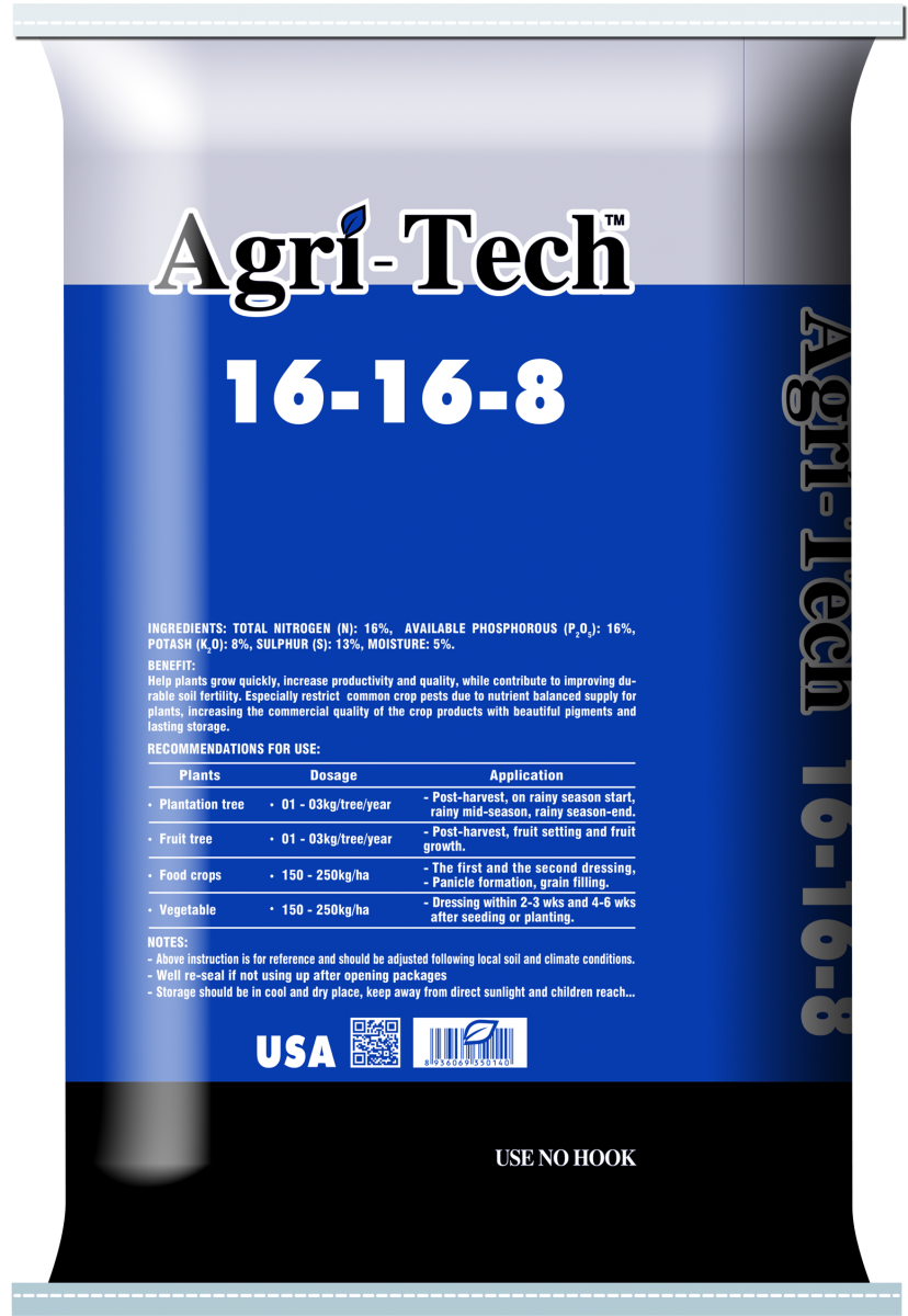 AGRI-TECH(OK) 16-16-8
