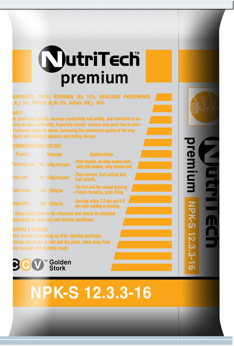 NutriTech NPK-S 12.3.3-16(t)