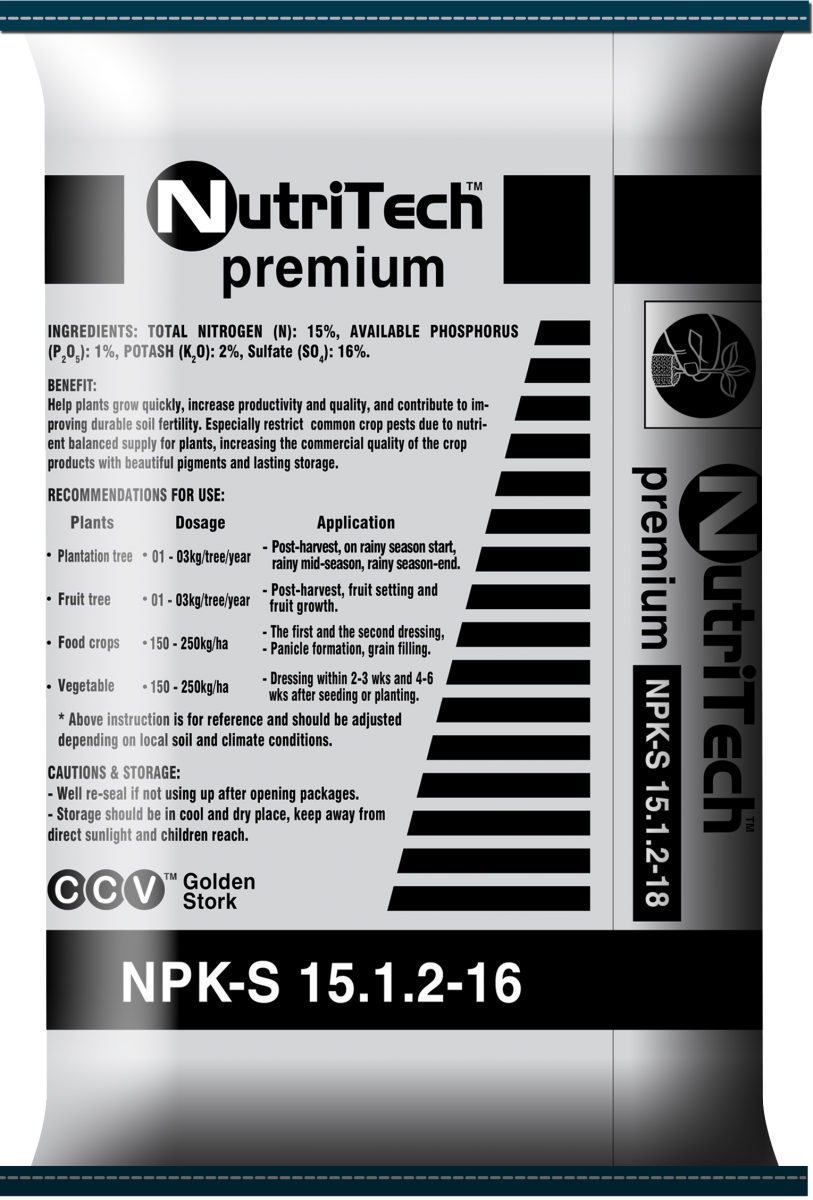NutriTech NPK-S 15.1.2-16
