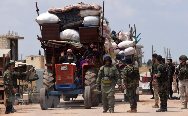 Tàu Nga Chở Vũ Khí Đi Vào Syria; 300 Phiến Quân Rút Khỏi Tử Địa Ufaniya