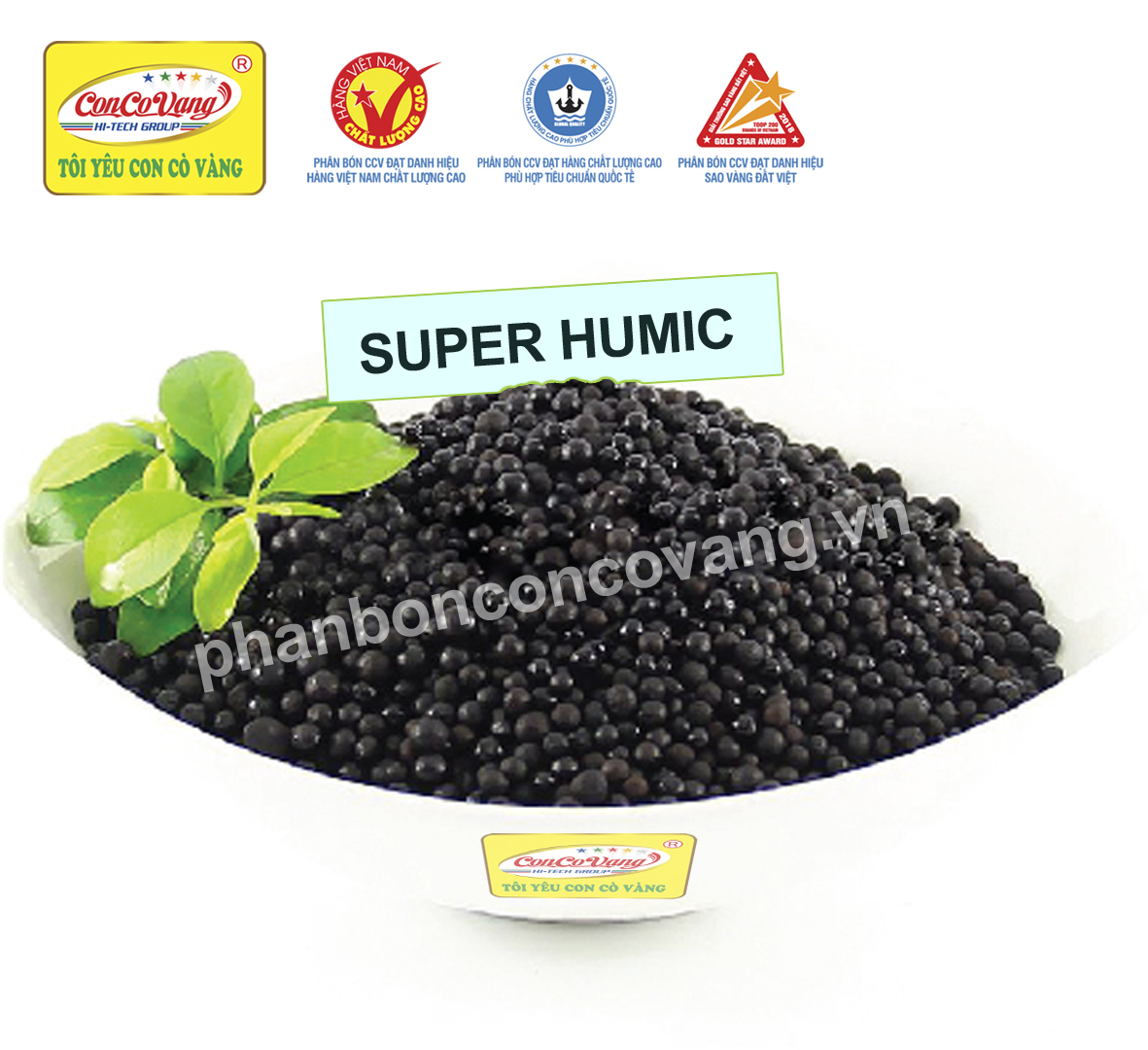 SUPER HUMIC Agri-Tech - PHÂN BÓN LÁ HỮU CƠ SINH HỌC DẠNG BỘT CAO CẤP