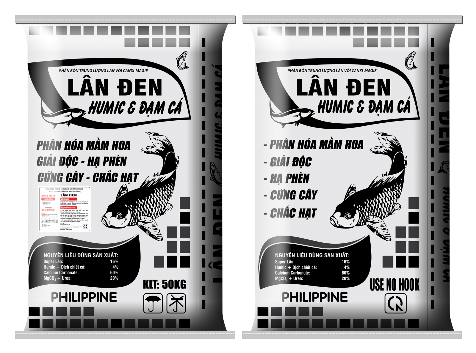 Lân Đen Humic Đạm Cá