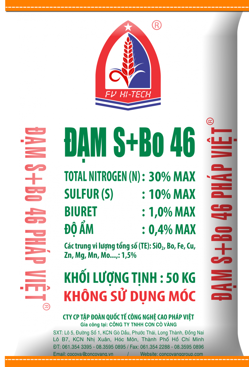 Đạm S+Bo 46% PV