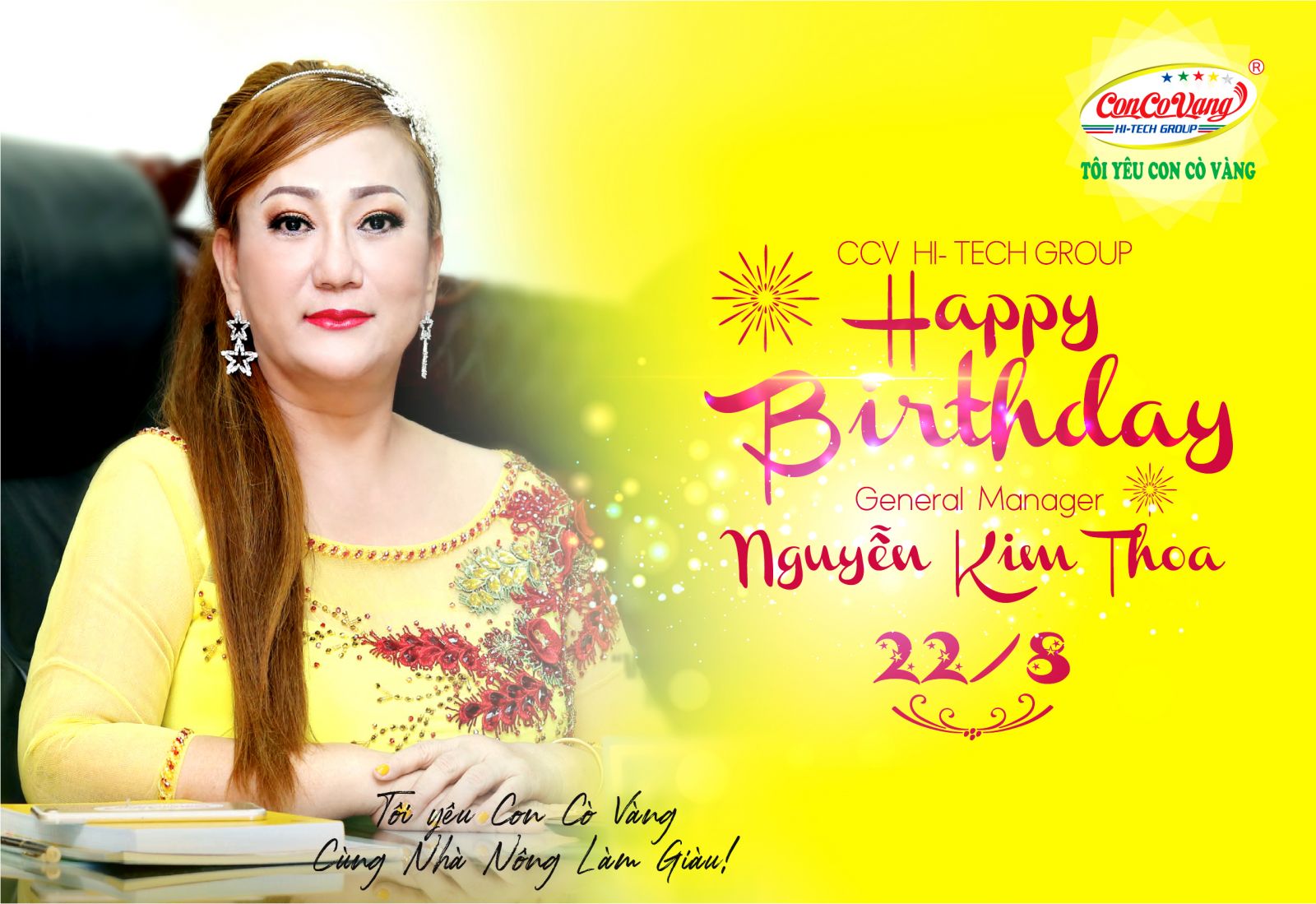 Happy Brithday CEO Nguyễn Kim Thoa