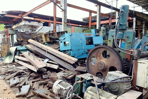Thu mua xác xe, máy móc thiết bị các loại