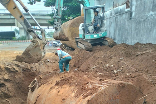 Dịch vụ đổ xà bần, san lấp mặt bằng