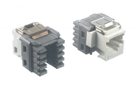 Cat5e Utp Modular Jack, Keystone In-Line, T568 A/B - Adckrone