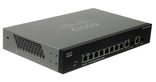 10-port Gigabit Managed Switch Cisco SG300-10 (SRW2008-K9)