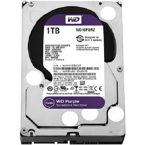 Western Purple Sata 1TB - (WD10PURZ)