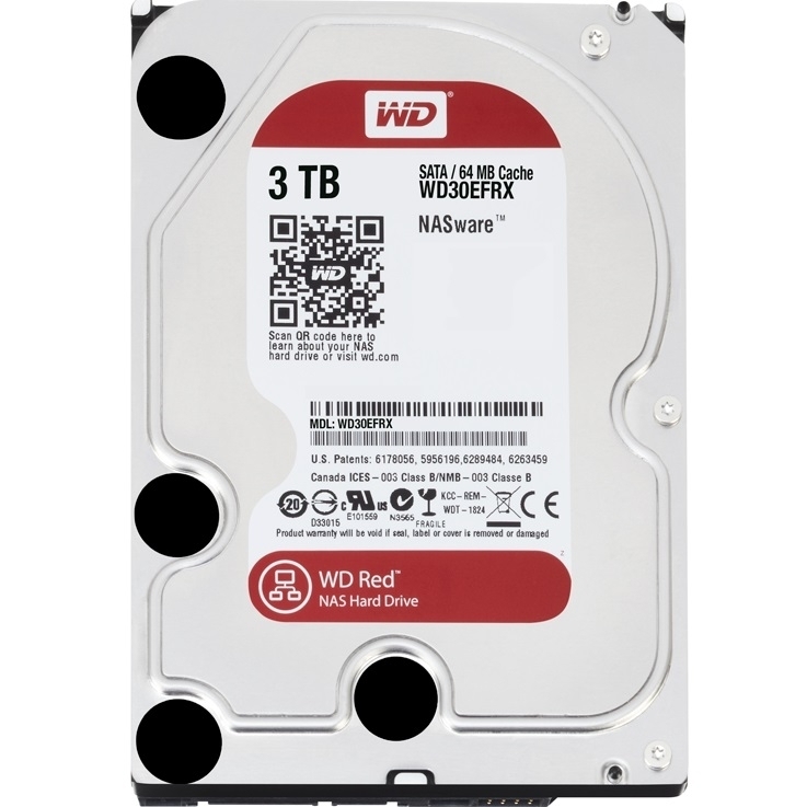 Western Red Sata 3TB - (WD30EFRX