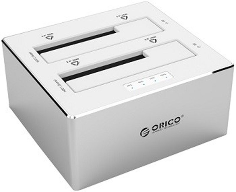 DOCKING ORICO 6828US3-C, 2HDD/SSD, USB 3.0, SATA 3, CLONE